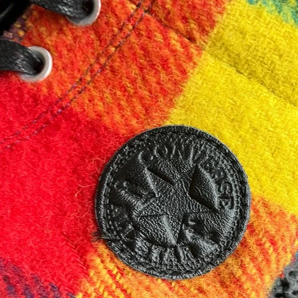 Converse woolrich chuck Taylor Colorful High-Top Sneakers size 6 - Picture 7 of 9